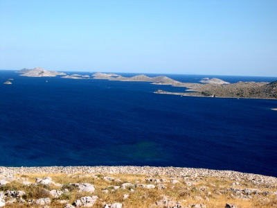 kayak de mer en Croatie (archipel de Kornati)