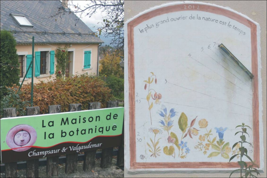 La maison de la botanique présente la vie de Dominique Villars dans l’ancien presbytère du village du Noyer.