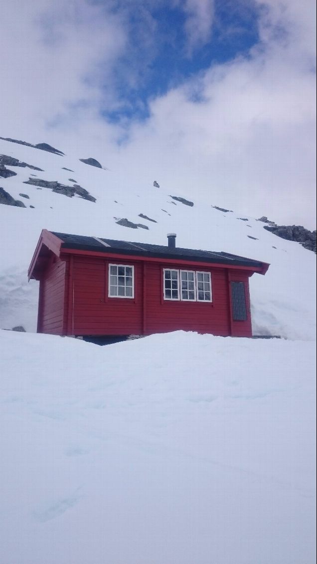 Svartvassbu, the tiny nordge Hut !