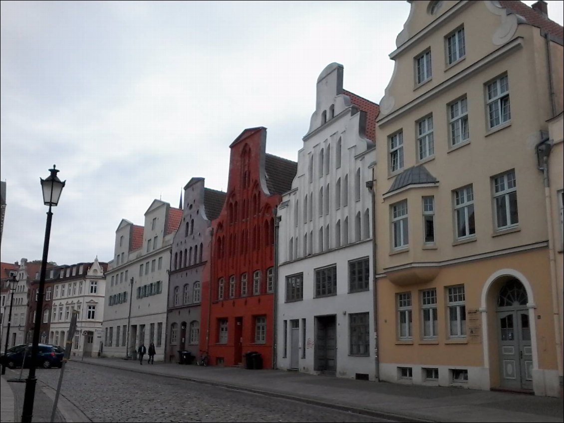 Les rues du centre ville de Wismar