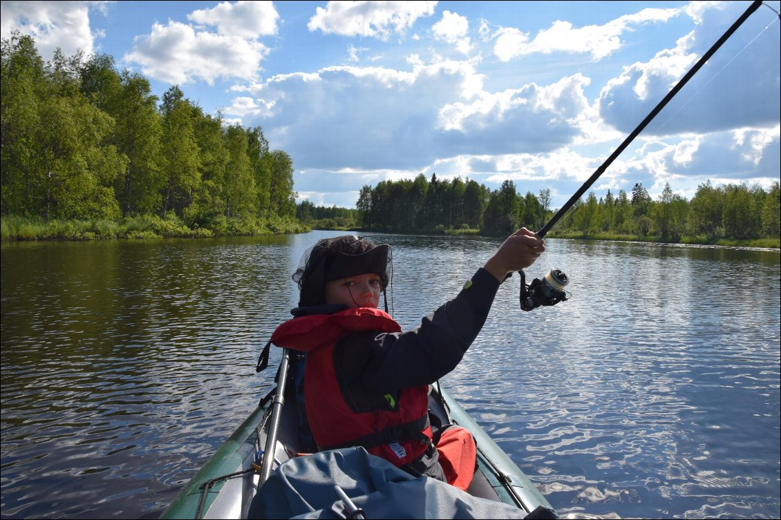 Pêche en rivière en Finlande
Photo : Yannick Véricel